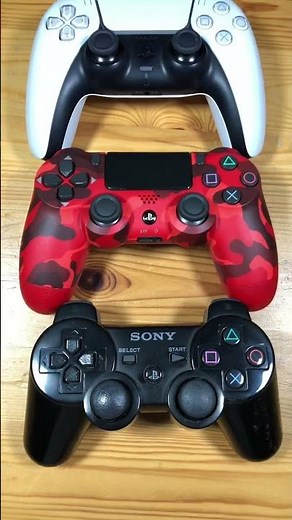 Which of these PlayStation Controllers has a Problem?! PS3 vs PS4 vs PS5! #PS5 #PS4 #PS3 #Shorts