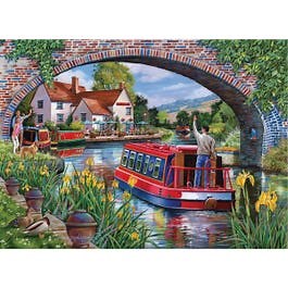 The House of Puzzles Over & Under BIG 500 Piece Jigsaw Puzzle