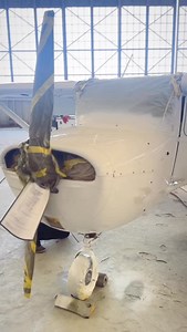 This Cessna 150J is prepared for its journey home, having undergone a design transformation that gives it the appearance of an entirely new aircraft..✈️…..#artcraftpaint #cessna #cessna150 #aviation #airplanerestoration #ArtCraftPaint #PlanePainters #AviationIndustry #artcraftpaint #aviation #plane #aircraft #aviationnerd #aviationfam #avgeek #fyp #instagramplane #aircraft #cessnaaircraft #classicaircraft #bondo #sander #workhardplayharder #aircraftpaint #oshkosh #airshow #aircraftrestorationcom