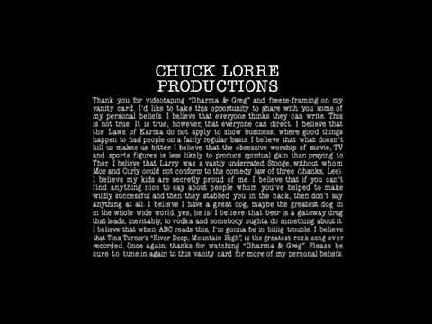The Logo Evolution Episode 1 - Chuck Lorre Productions