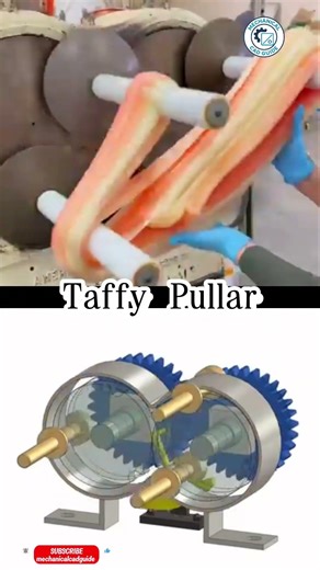 Taffy Puller #foryou #autocadblocks #automobile #viral #machine #automotivetools #machinedesign