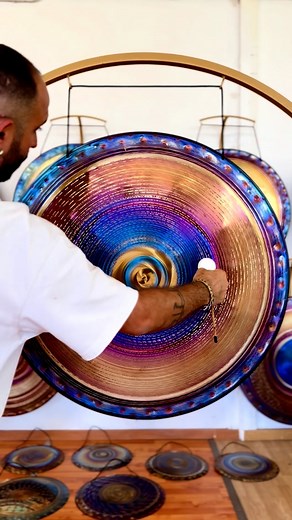 Grotta Sonora on Instagram: "Unveiling the cosmic spectrum of sound ✨ Where overtones unfold like petals of a blooming flower 🌹 . . . #grottasonora #gong #overtones #soundhealer #healingsounds #harmony"