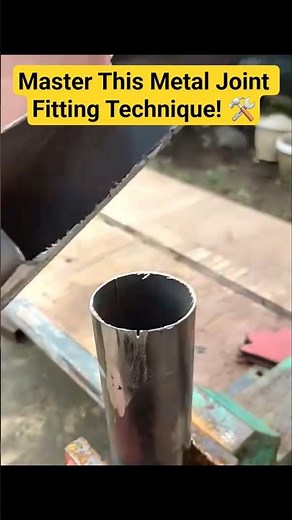 Genius Welding Trick for Perfect 3-Way Corner Pipe Joints! #shorts