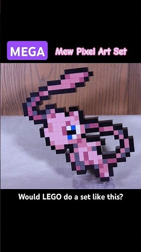 MEGA Pokemon Mew Pixel Art Set #mega #lego #pokemon #toys #review