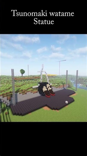 [Minecraft Fan Made] Tsunomaki Watame Statue
