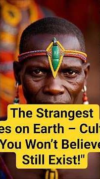 "The Strangest Tribes on Earth – Cultures You Won’t Believe Still Exist!"