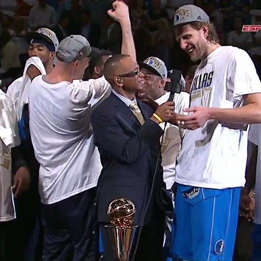 In 2011, Dirk Nowitzki was named Finals MVP as he led the Dallas Mavericks to their first NBA Championship in franchise history 🏆 Take a look back at some of Dirk's key moments from the 6-game series vs. Miami! | NBA