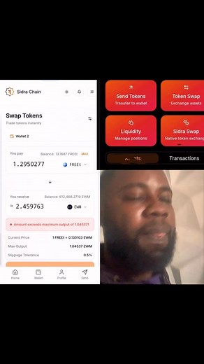 26K views · 465 reactions | Breaking News: Our Sidra Dex Exchange Is Now Fully Active. You Can Now Swap Or Exchange Your Tokens #Sidrabank #pi #hamster #tomarket #Notcoin #airdrops #xempire #memefi #cryptocurrency | SIDRA BANK Coin Updates | Facebook