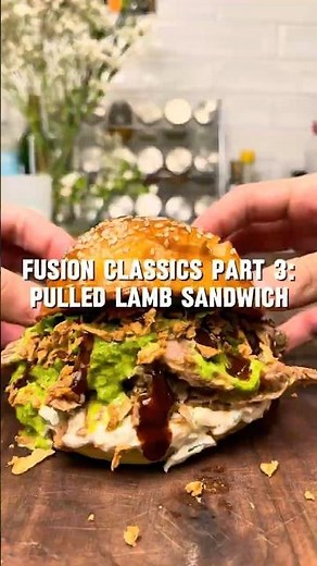 Pulled Lamb Korma Sandwich