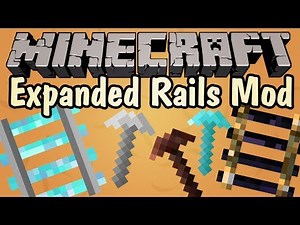 НОВЫЕ РЕЛЬСЫ - Expanded Rails Mod - Обзор модов #1 (Minecraft)