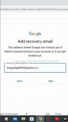 How to write recovery email address \\ How to make email from gmail | #how #howto #howtomake