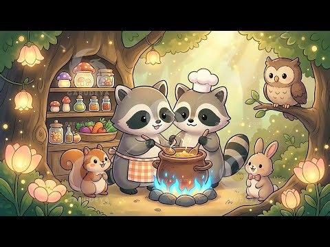 Cute Cartoon Forest Chef Adventure