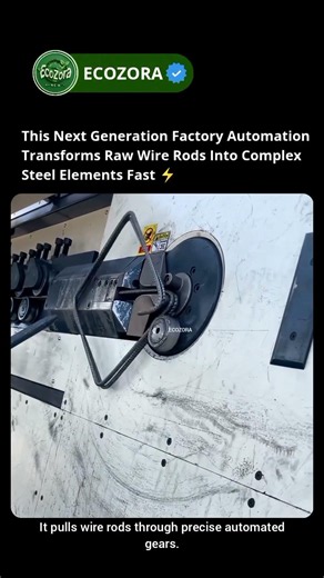 How Automated CNC Machines Bend Steel Instantly ⚙️ #cnc #engineering #innovation #tech