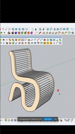 sketchup tutorial / how to copy along curve line in SketchUp
