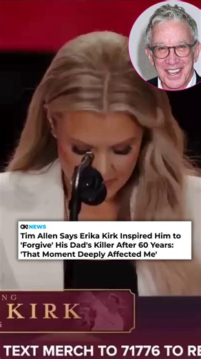 Tim Allen was "deeply" moved by Erika Kirk's speech at her husband Charlie's memorial service. The Home Improvement star took to X on Thursday, September 25, to reveal he was inspired by Erika declaring she "forgives" her spouse's assassin while speaking at State Farm Arena in Arizona last week in honor of Charlie — who was assassinated while speaking at Utah Valley University on Wednesday, September 10. Click the link below for details. (📸: MEGA/YOUTUBE) https://okmagazine.com/p/tim-allen-erik