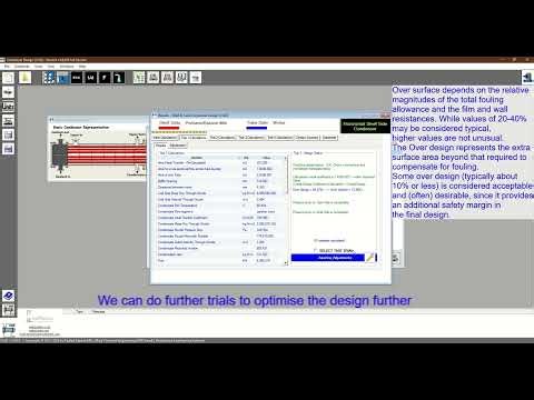 Shell and tube condenser design software (CnD) - SI units example