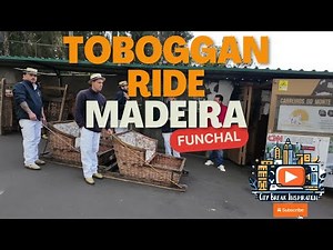 Toboggan Ride in Madeira - The Thrilling Monte Sledge Experience 4K DJI OSMO POCKET 3