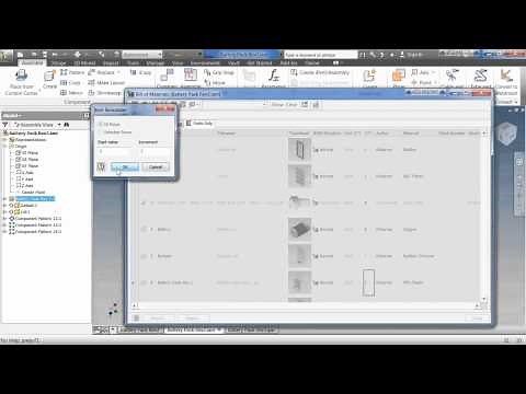 Autodesk Inventor 2013 Tutorial | Bill of Materials