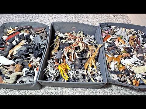 300 Animals - Giraffe, Zebra, Hyena, Cow, Pig, Coyote, Alpaca, Wolf, Pangolin, Anteater, Okapi, Duck
