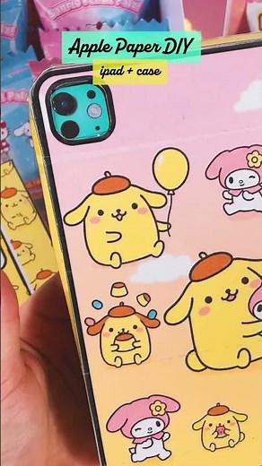 DIY Squishy Pape iPad ✂️📱 | Pompompurin & My Melody Sanrio Case