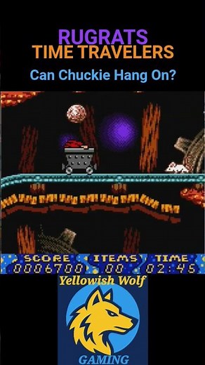 Rugrats Time Travelers - Chuckie Minecart Ride