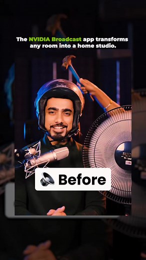 The NVIDIA Broadcast app transforms any room into a home studio. 🎙️🤖 🌈💭 What do you think is the future of AI in various industries? Credits to the respective owner (DM for removal) PiXimperfect #ai #aigenerated #artificialintelligence #tech #technology #nvidia #studio #app #trending #viral