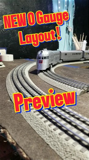 O Gauge Fastrack Layout Preview #ogauge #shorts #short #shortvideo #youtubeshorts #youtube #video