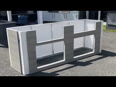 Pro-Fit Outdoor Kitchens | Pre-Finished True Flame Grill Island Assembly