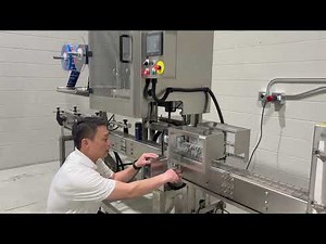 LX-150 Shrink Sleeve Applicator - Label Brush Down