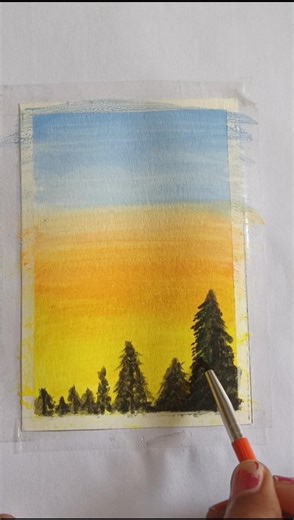 mini shadow painting #youtube #diy #art #acrylicpainting