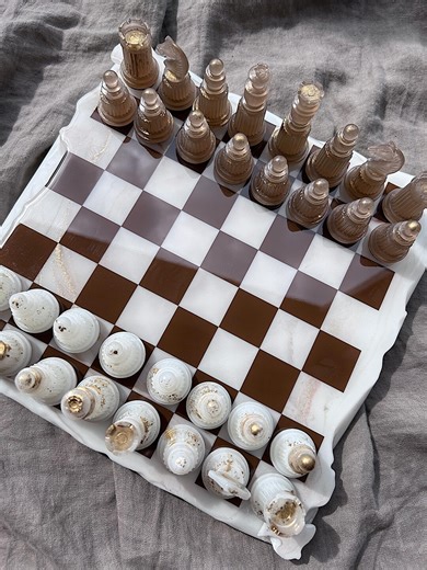 Chess, Epoxy, Resin, Handmade, Gift, Craft - Etsy