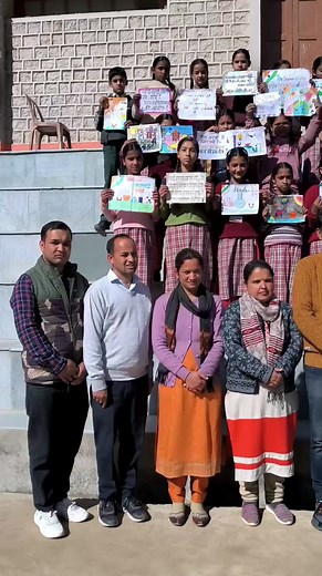 Happy Science day #scienceday #slogan #painting | PM SHRI GMSSS Pangna