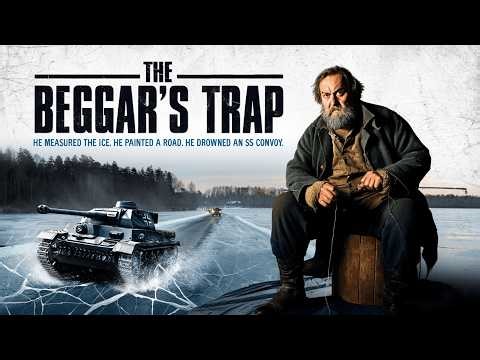 The Street Beggar Who Lured a Heavy SS Panzer Convoy Onto a Frozen Lake and Shattered the Ice