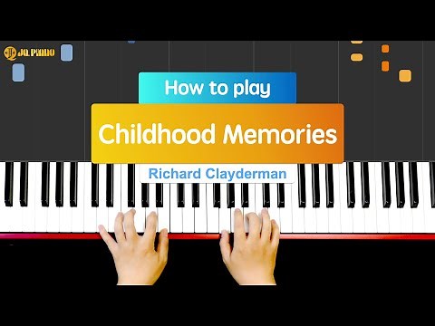 How to Play "Childhood Memories" by Richard Clayderman | JQpiano (Part 1) Piano Tutorial