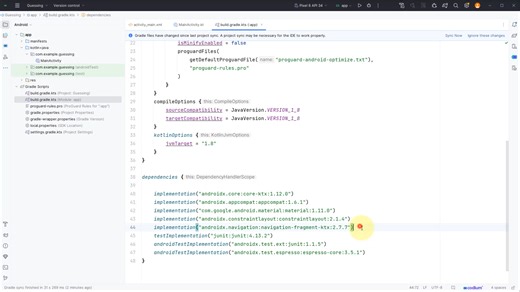 创建猜单词应用：Guessing的操作演示