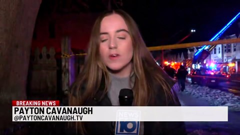 Crews respond to massive fire on Garfield Place