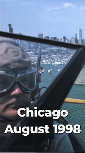 Chicago 1998: My $40 Biplane Flight!