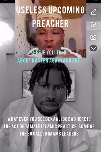 NEVER TALK ABOUT RASTER YOU KNOW NOTHING ABOUT IT BOTH PHYSICAL AND SPIRITUAL LEARN AND PRACTICE WHAT YOUR PROPHET SAID.