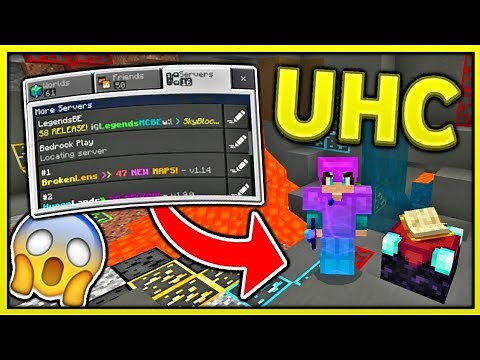 UHC SERVER FOR MCPE! 2020 (1.16+) - (Hypixel UHC Server IP) - Minecraft Bedorck Edition