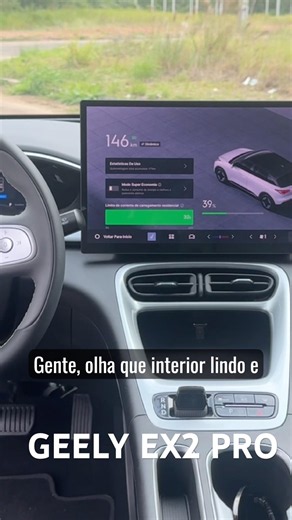O interior do Geely EX2 Pro é melhor do que eu imaginava