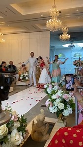 WHOA! We didn't see that coming.. Avani’s (@avanixpatel) bridal entry with her mama-mami grooving to 'Ladki Badi Anjaani Hai' has left us speechless! Share your thoughts? . Venue - Addison Park, New Jersey, Choreographed by Avani Patel (the bride) . . Getting married soon? You must visit: https://www.wedmegood.com/ | WedMeGood