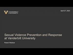 Sexual Violence Prevention and Response at Vanderbilt University