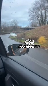 ⚠️ACCIDENT A15⚠️ (17h00) SECTEUR 95 En direction de Cergy au niveau de l'entrée de l'autoroute de Cormeilles en Parisis 1VL impliqué dans le fossé Merci à Clément -Jerem | Info Trafic IDF