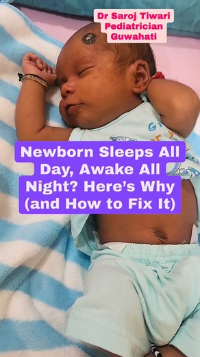 Does your newborn sleep soundly during the day and stay wide awake at night? Here’s the real reason 👇 Inside your womb, your baby slept during the day because your walking, moving body constantly rocked them to sleep. At night, when you finally rested… the rocking stopped — and that’s when your little one used to play inside! So even after birth, that womb rhythm continues for a few weeks. It’s not “bad sleep” — it’s your baby’s body clock still learning day vs. night. Don’t worry, mama — in 6–