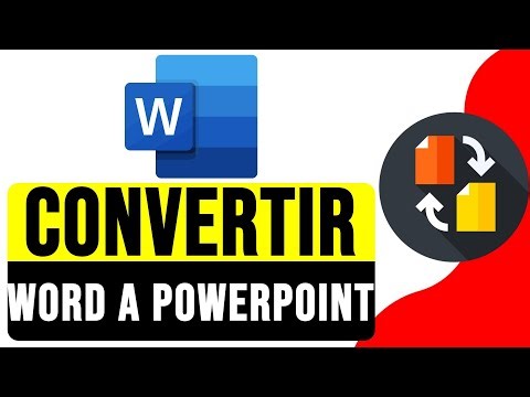 Como CONVERTIR WORD a POWERPOINT 2025 | Documento Word a Diapositivas