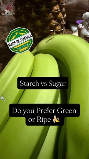 Made In Jamaica | Did you know the major difference between the two is the conversion from starch to sugar. Green is starchy and ripe is sugary. Yet both are... | Instagram