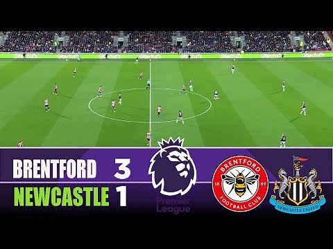 BRENTFORD vs NEWCASTLE 3-1 | 2025 Premier League | Match Highlights