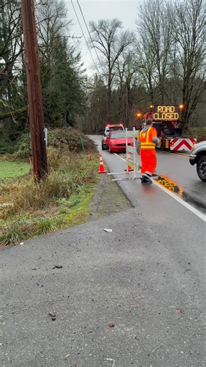 Dangers of Driving Through Water The Pierce County Sheriff's Office, along with Fire crews, County employees, and the Department of Emergency Management, are working to keep people safe by closing down roads that are too dangerous to drive over. Please do not attempt to drive over large bodies of water. It only takes about 12 inches of water to float your vehicle away, and we sadly get many drowning accidents due to cars submerged in water. Please take all road closures and evacuations seriously