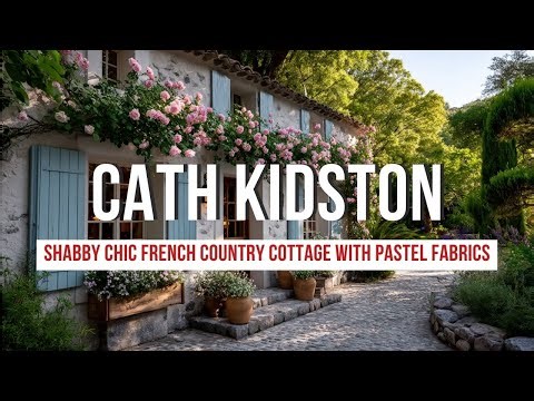 Shabby Chic French Country Cottage with Pastel Fabrics and Vintage Charm by Cath Kidston