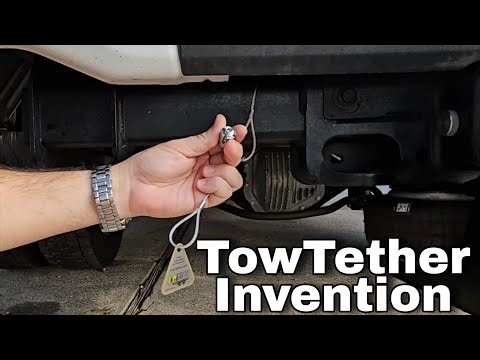 TOWING INVENTION! TowTether Break Away Connection for RVs and Trailers with Brakes